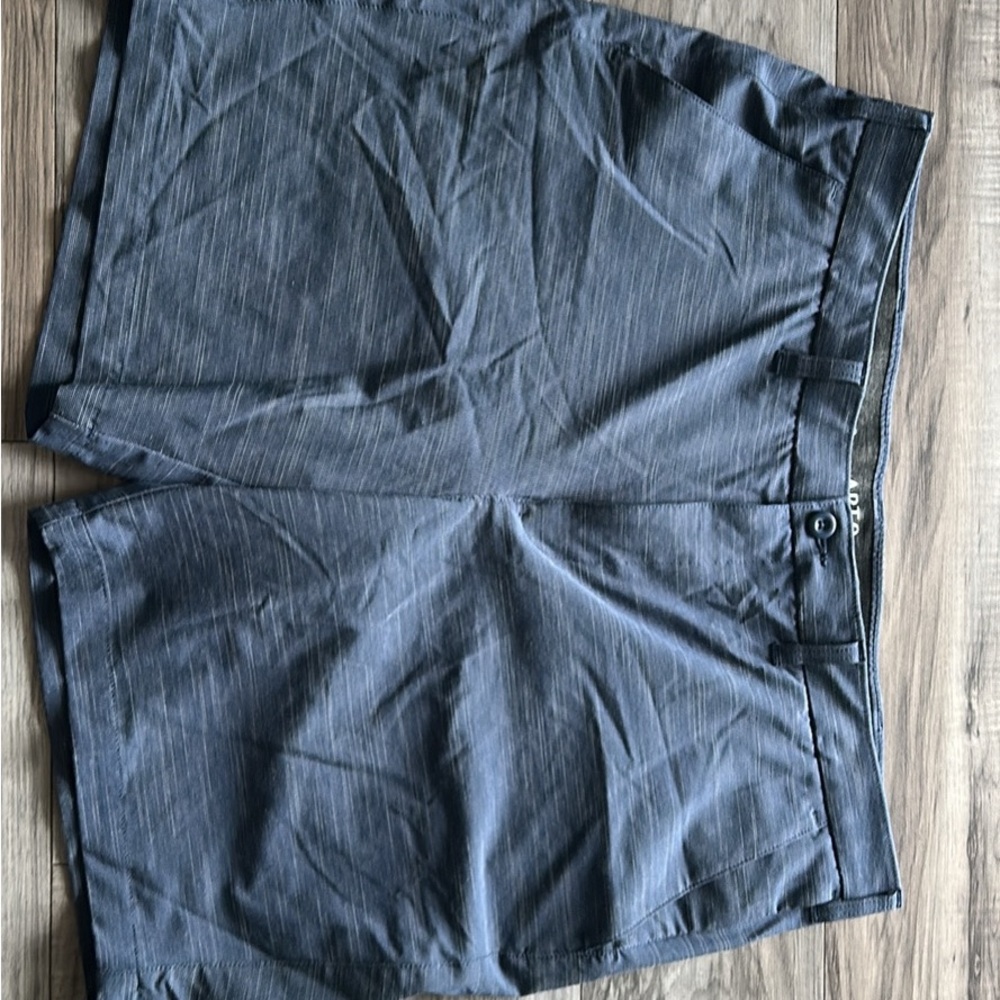 Apt. 9 Navy Pinstripe Shorts